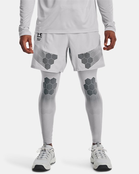Men's UA ArmourPrint Woven Shorts in Gray image number 0